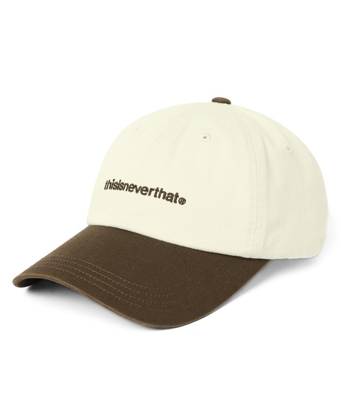 thisisneverthat（ディスイズネバーザット）の「T-Logo Cap（キャップ・メンズ・ブルー/ダークブラウン/アイボリー/オフホワイト/ブラック/スモークピンク・FREE）」の3枚目の写真