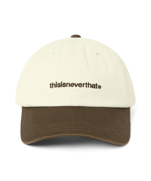 thisisneverthat（ディスイズネバーザット）の「T-Logo Cap（キャップ・メンズ・ブルー/ダークブラウン/アイボリー/オフホワイト/ブラック/スモークピンク・FREE）」の17枚目の写真