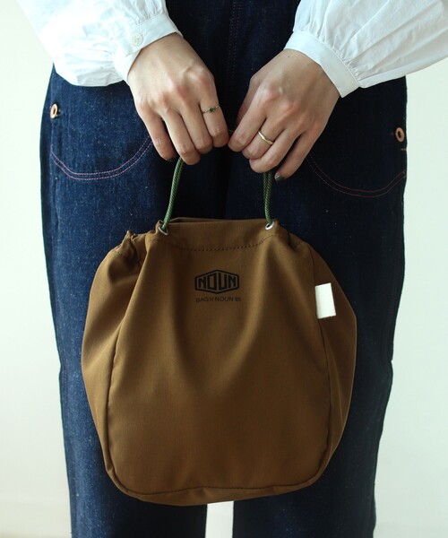 BAG'n'NOUN（バッグンナウン）の「BAG'n'NOUN × fennica / 別注 アーミー スピンドル バッグ S ブラウン（トートバッグ・レディース・ブラウン・ONE SIZE）」の16枚目の写真