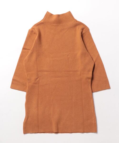 aimoha（アイモハ）の「ハイネックニットトップス (SS)（ニット/セーター・レディース・オフホワイト/ネイビー/ライトグレー/チョコ/ブラック/ブラウン/ホワイト・MEDIUM/LARGE/X-LARGE）」の8枚目の写真