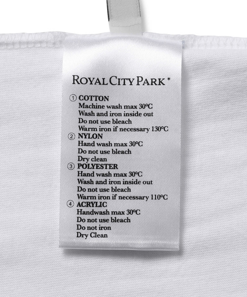 【ROYAL CITY PARK×M】RCP BASIC LOGO TEE（Tシャツ/カットソー）｜M TO R（ムウトアール）