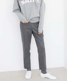 IENA | サキソニーテーパードパンツ(スラックス)