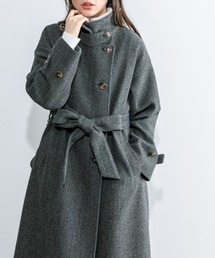 OLIVE des OLIVE | スタンドカラーロングコート　1032080050(ステンカラーコート)