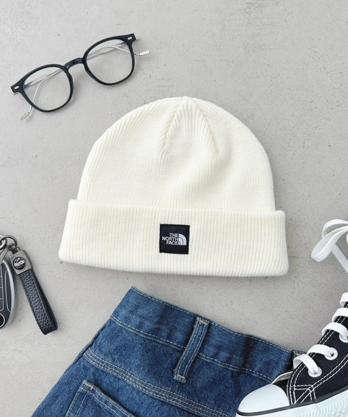 THE NORTH FACE（ザノースフェイス）の「国内未発売 THE NORTH FACE(ザ・ノースフェイス)/スタンダードビーニー ロゴ入りニットキャップ/WL STANDARD BEANIE（ニットキャップ/ビーニー・メンズ・ピンク/アイボリー/チャコールグレー/ブラック・FREE）」の2枚目の写真