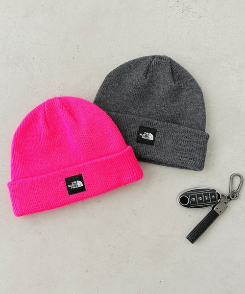 THE NORTH FACE（ザノースフェイス）の「国内未発売 THE NORTH FACE(ザ・ノースフェイス)/スタンダードビーニー ロゴ入りニットキャップ/WL STANDARD BEANIE（ニットキャップ/ビーニー・メンズ・ピンク/アイボリー/チャコールグレー/ブラック・FREE）」の15枚目の写真