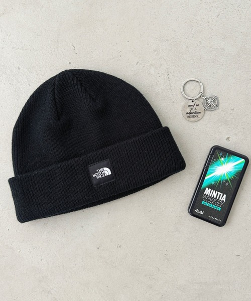 THE NORTH FACE（ザノースフェイス）の「国内未発売 THE NORTH FACE(ザ・ノースフェイス)/スタンダードビーニー ロゴ入りニットキャップ/WL STANDARD BEANIE（ニットキャップ/ビーニー・メンズ・ピンク/アイボリー/チャコールグレー/ブラック・FREE）」の7枚目の写真