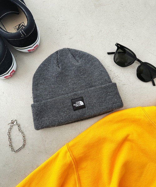 THE NORTH FACE（ザノースフェイス）の「国内未発売 THE NORTH FACE(ザ・ノースフェイス)/スタンダードビーニー ロゴ入りニットキャップ/WL STANDARD BEANIE（ニットキャップ/ビーニー・メンズ・ピンク/アイボリー/チャコールグレー/ブラック・FREE）」の10枚目の写真