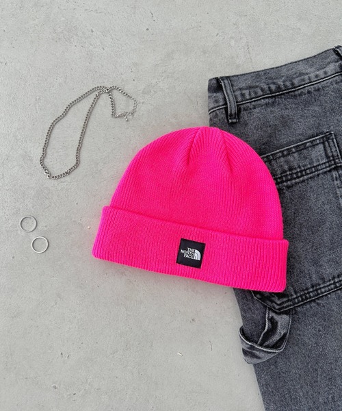 THE NORTH FACE（ザノースフェイス）の「国内未発売 THE NORTH FACE(ザ・ノースフェイス)/スタンダードビーニー ロゴ入りニットキャップ/WL STANDARD BEANIE（ニットキャップ/ビーニー・メンズ・ピンク/アイボリー/チャコールグレー/ブラック・FREE）」の13枚目の写真