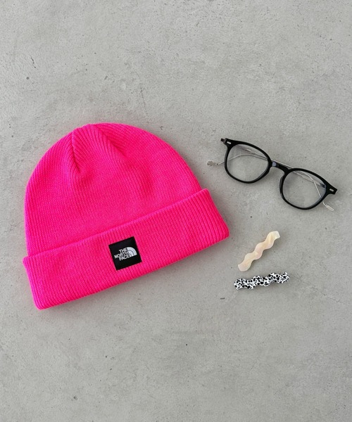 THE NORTH FACE（ザノースフェイス）の「国内未発売 THE NORTH FACE(ザ・ノースフェイス)/スタンダードビーニー ロゴ入りニットキャップ/WL STANDARD BEANIE（ニットキャップ/ビーニー・メンズ・ピンク/アイボリー/チャコールグレー/ブラック・FREE）」の14枚目の写真