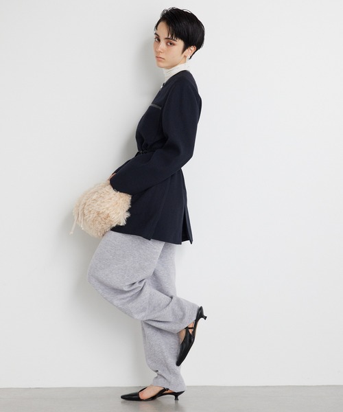 Whim Gazette/THE PAUSE ノーカラージャケット　ブルゾン Whim Gazette(ウィム ガゼット)｜【THE PAUSE】ノーカラージャケット