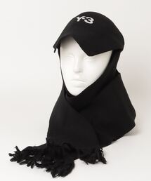 Y-3 ブラックキャップとスカーフセット Y-3 ブラックキャップとスカーフセット