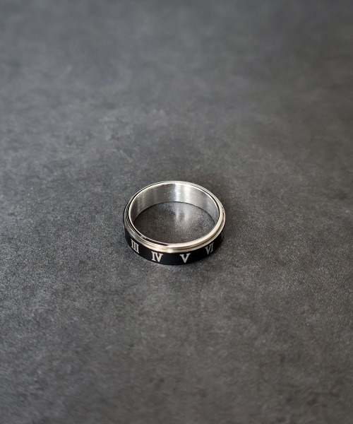 4INT.（フォイント）の「ローマナンバーリング / サージカルステンレス316L (金属アレルギー対応)（リング・メンズ・シルバー・16号/18号）」の6枚目の写真