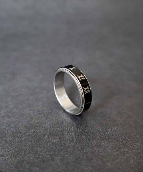 4INT.（フォイント）の「ローマナンバーリング / サージカルステンレス316L (金属アレルギー対応)（リング・メンズ・シルバー・16号/18号）」の8枚目の写真