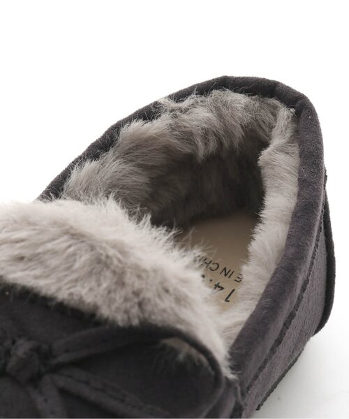 apres les cours（アプレレクール）の「ファーリボンローファー（ローファー・キッズ・チャコール/ベージュ・20/17/15 /19/14/16/18）」の12枚目の写真