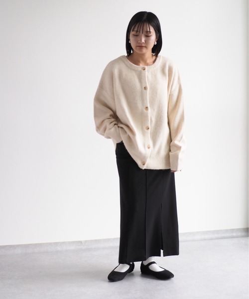 cepo（セポ）の「マシュマロニット２ＷＡＹカーディガン（カーディガン/ボレロ・レディース・オフホワイト/ブルー/ライム/ピンク・M）」の9枚目の写真