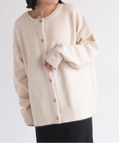 cepo（セポ）の「マシュマロニット２ＷＡＹカーディガン（カーディガン/ボレロ・レディース・オフホワイト/ブルー/ライム/ピンク・M）」の8枚目の写真