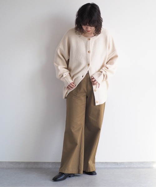 cepo（セポ）の「マシュマロニット２ＷＡＹカーディガン（カーディガン/ボレロ・レディース・オフホワイト/ブルー/ライム/ピンク・M）」の22枚目の写真