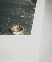 IO（イオ）（イオ）の「【sterling silver】フリーサイズ 錆槌目リング（リング・メンズ）」