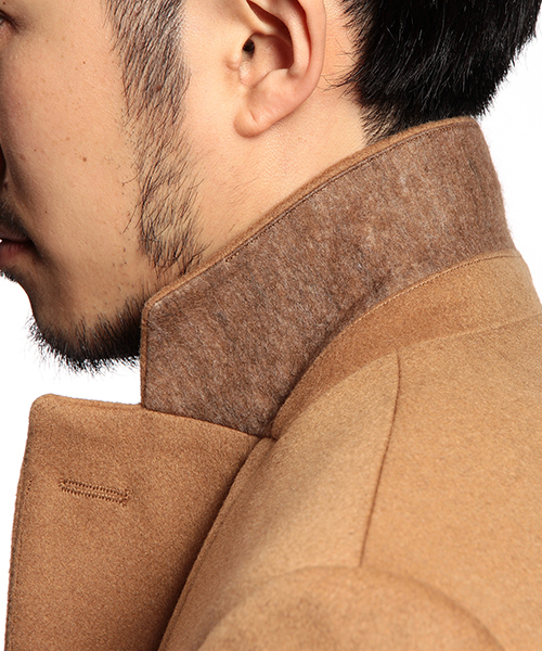 B:MING by BEAMS（ビーミングバイビームス）の「【OCEANS12月号掲載】ビーミング by ビームス / VALLOMBROSA チェスターコート（チェスターコート・メンズ・ベージュ/チャコールグレー/ライトグレー/ネイビー・LARGE/SMALL/MEDIUM/X-LARGE）」の18枚目の写真