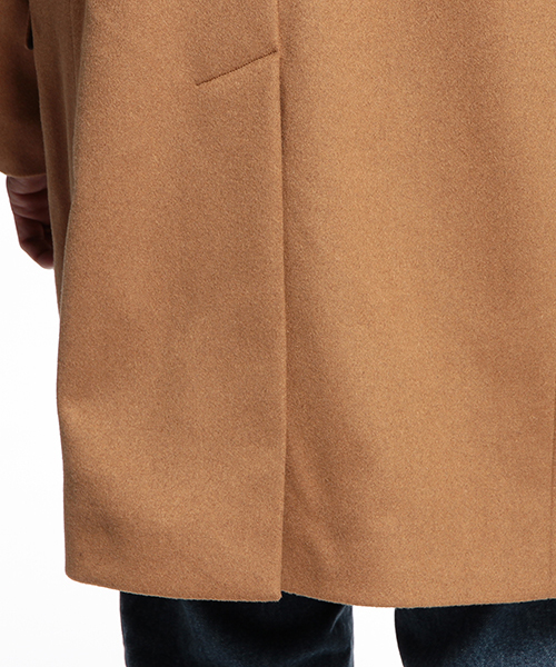 B:MING by BEAMS（ビーミングバイビームス）の「【OCEANS12月号掲載】ビーミング by ビームス / VALLOMBROSA チェスターコート（チェスターコート・メンズ・ベージュ/チャコールグレー/ライトグレー/ネイビー・LARGE/SMALL/MEDIUM/X-LARGE）」の12枚目の写真