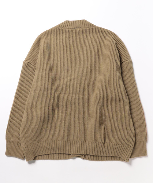 aimoha（アイモハ）の「aimoha outdoor　Vネックニットカーディガン（カーディガン/ボレロ・レディース・ブラック/ベージュ/ホワイト・MEDIUM/X-LARGE/LARGE）」の4枚目の写真