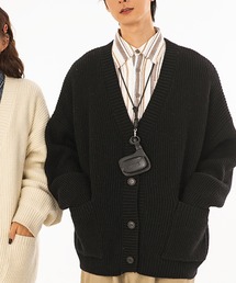aimoha outdoor Vネックニットカーディガン