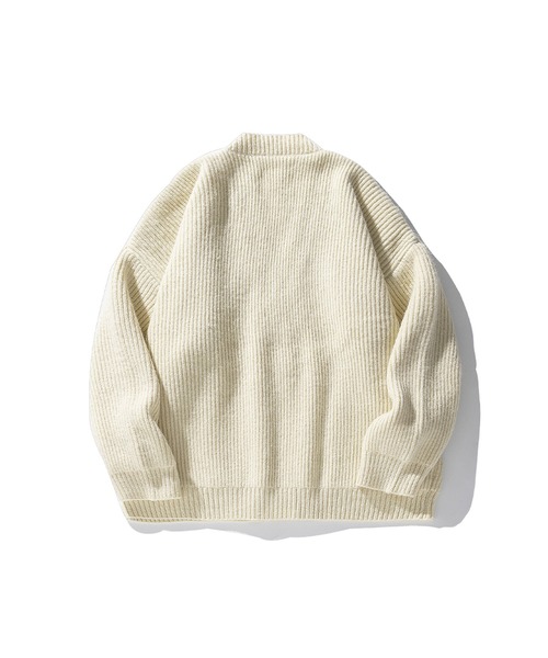 aimoha（アイモハ）の「aimoha outdoor　Vネックニットカーディガン（カーディガン/ボレロ・レディース・ブラック/ベージュ/ホワイト・MEDIUM/X-LARGE/LARGE）」の6枚目の写真