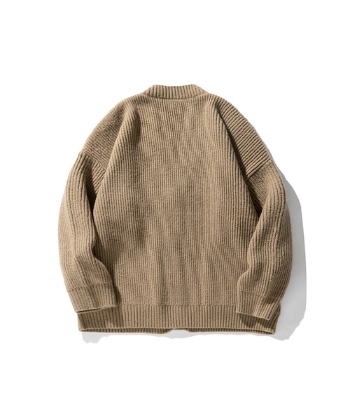 aimoha（アイモハ）の「aimoha outdoor　Vネックニットカーディガン（カーディガン/ボレロ・レディース・ブラック/ベージュ/ホワイト・MEDIUM/X-LARGE/LARGE）」の8枚目の写真