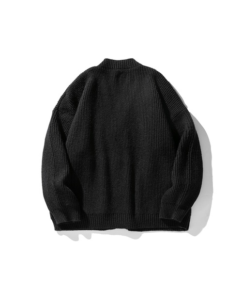 aimoha（アイモハ）の「aimoha outdoor　Vネックニットカーディガン（カーディガン/ボレロ・レディース・ブラック/ベージュ/ホワイト・MEDIUM/X-LARGE/LARGE）」の5枚目の写真