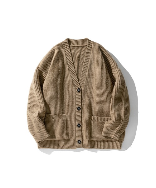 aimoha（アイモハ）の「aimoha outdoor　Vネックニットカーディガン（カーディガン/ボレロ・レディース・ブラック/ベージュ/ホワイト・MEDIUM/X-LARGE/LARGE）」の9枚目の写真