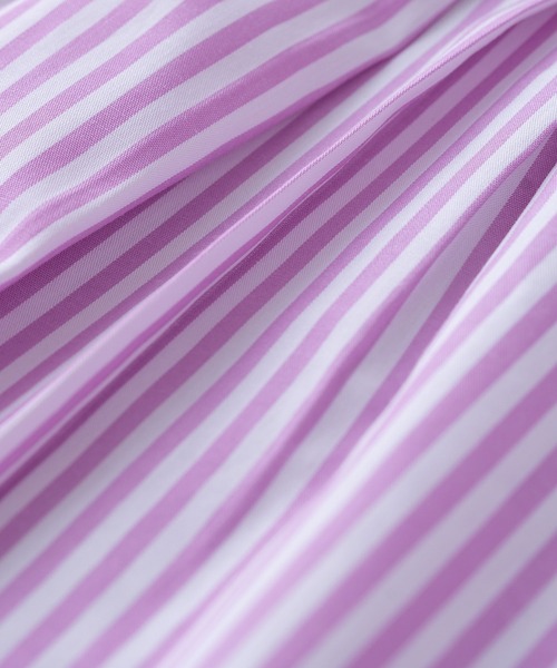 BRICK & SONS（ブリックアンドサンズ）の「＆リラックスバックプリーツシャツ＜ローズピンクストライプ＞（シャツ/ブラウス・メンズ・ピンク・M/S/L/XS）」の5枚目の写真