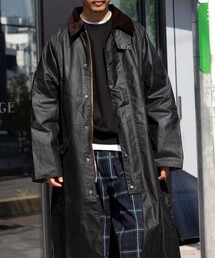 Barbour | 【Barbour/バブアー】burghley バーレー ワックス コットン ロング コート OS(トレンチコート)