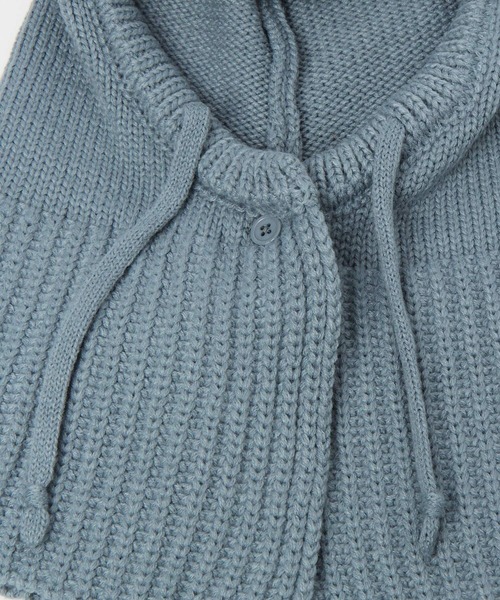 LAKOLE（ラコレ）の「リブニットバラクラバ / 984693（ネックウォーマー/スヌード・レディース・ロイヤルブルー/カーキ/ブラック/ライトグレー・FREE）」の22枚目の写真