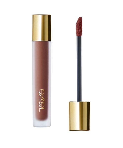 excel（エクセル）の「サナ　エクセル　リップベルベティスト（口紅/リップティント/グロス・レディース・LV04 フラワースワッグ/LV12 ラブシック/LV06 ビターテリーヌ/LV05 ワイルドストーン/LV02 バターカップ/LV11 ローズヒップ・FREE）」の3枚目の写真