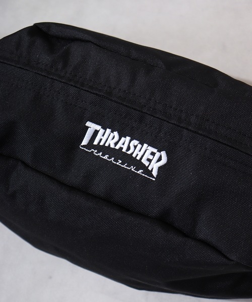 THRASHER(スラッシャー)の「THRASHER WAIST BAG(ボディバッグ/ウエストポーチ・メンズ・ブラック・FREE)」の7枚目の写真