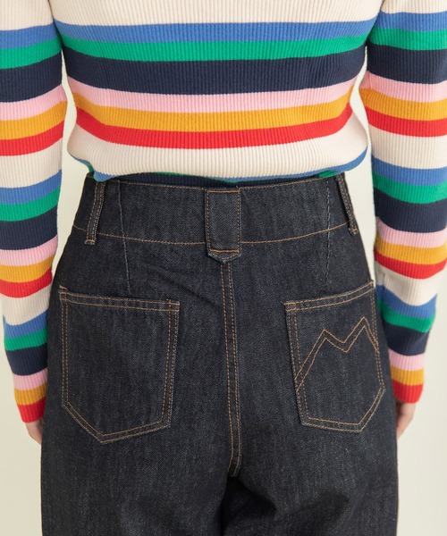 My Fav. CHILD WOMAN（マイファブチャイルドウーマン）の「12.5ozデニムハイウエストパンツ（デニムパンツ・レディース・ネイビー/ブルー/その他・L/SS/M/S）」の15枚目の写真