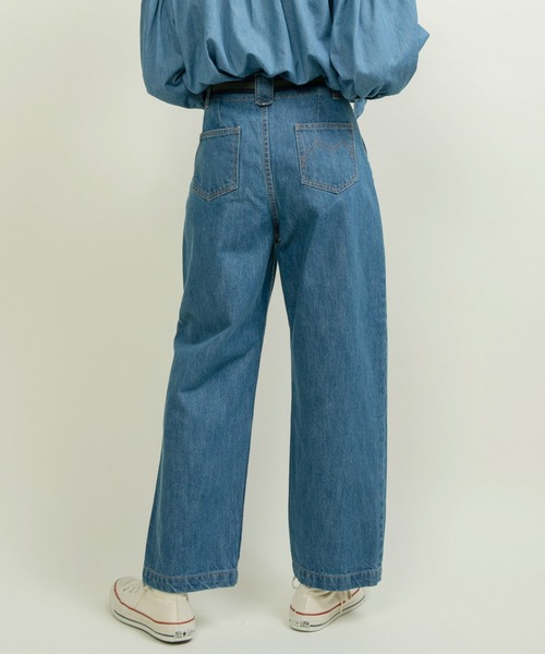 My Fav. CHILD WOMAN（マイファブチャイルドウーマン）の「12.5ozデニムハイウエストパンツ（デニムパンツ・レディース・ネイビー/ブルー/その他・L/SS/M/S）」の22枚目の写真