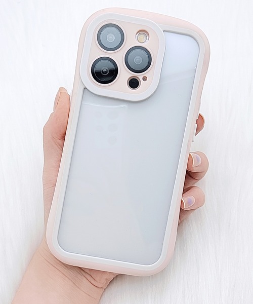 スモーキーカラークリアソフトiPhoneケース（スマホケース