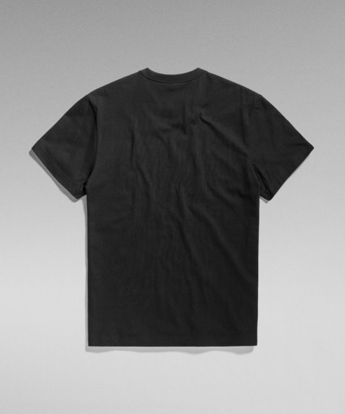 G-STAR（ジースター）の「COLLEGIC T-SHIRT/カレッジT/グラフィックロゴ（Tシャツ/カットソー・メンズ・ダークブラック/オフホワイト/レッド系その他・X-SMALL/X-LARGE/SMALL/MEDIUM/LARGE）」の4枚目の写真