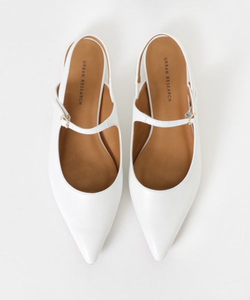 URBAN RESEARCH(アーバンリサーチ)の「ポインテッドバックストラップシューズ(パンプス・レディース・ゴールド/ホワイト・37/36/38)」の15枚目の写真
