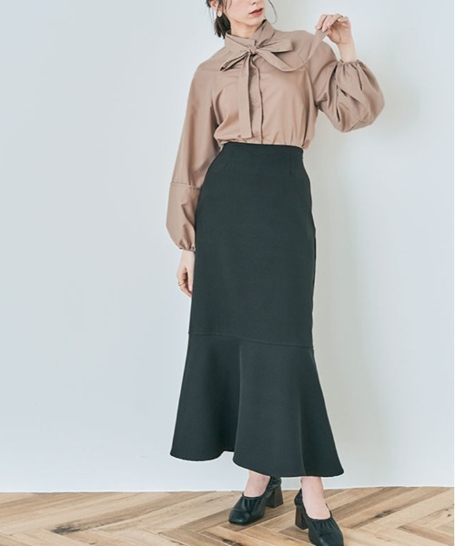 kirakiraShop（キラキラショップ）の「マルチway ボウタイ ブラウス（シャツ/ブラウス・レディース・ネイビー系/ベージュ/オフホワイト/ネイビー・M/L）」の20枚目の写真