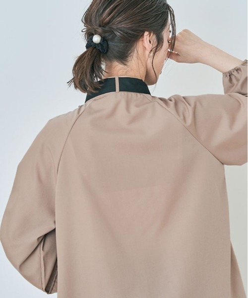 kirakiraShop（キラキラショップ）の「マルチway ボウタイ ブラウス（シャツ/ブラウス・レディース・ネイビー系/ベージュ/オフホワイト/ネイビー・M/L）」の22枚目の写真