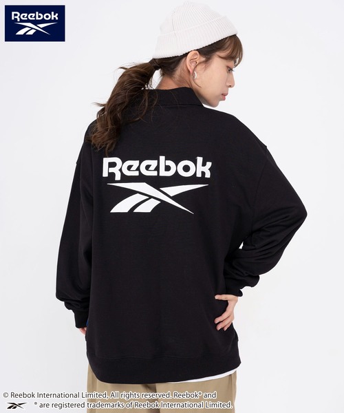 新品タグ付き★Reebok リーボック☆オーバーサイズ裏起毛スウェットトレーナー Reebok トレーナー スウェット リーボック WEB限定 別注