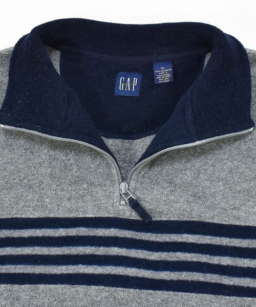 GAP（ギャップ）の「【ヴィンテージ古着】90's GAP/ギャップ ハーフジップ フリースプルオーバー（その他トップス・メンズ・グレー・X-LARGE）」の6枚目の写真