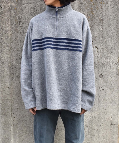 GAP（ギャップ）の「【ヴィンテージ古着】90's GAP/ギャップ ハーフジップ フリースプルオーバー（その他トップス・メンズ・グレー・X-LARGE）」の3枚目の写真