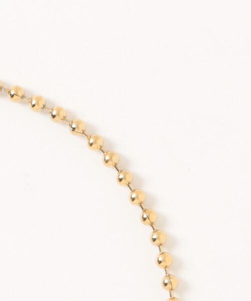 LOWRYS FARM（ローリーズファーム）の「ボールチェーンスライドネックレス　102437（ネックレス・レディース・ゴールド/シルバー・FREE）」の3枚目の写真