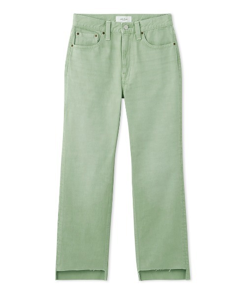 Mila Owen（ミラオーウェン）の「裾段差テーパードデニムパンツ【手洗い可能】（デニムパンツ・レディース・ライトブルー/ブルー/ライトグレー/グリーン/ラベンダー・1/2/0/00）」の14枚目の写真