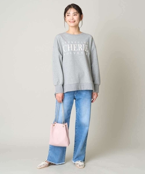 a.v.v（アーヴェヴェ）の「チェーンショルダーミニバッグ（ショルダーバッグ・レディース・シルバー/ライトピンク/ブラック・38）」の9枚目の写真