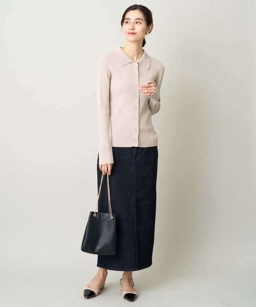 a.v.v（アーヴェヴェ）の「チェーンショルダーミニバッグ（ショルダーバッグ・レディース・シルバー/ライトピンク/ブラック・38）」の21枚目の写真