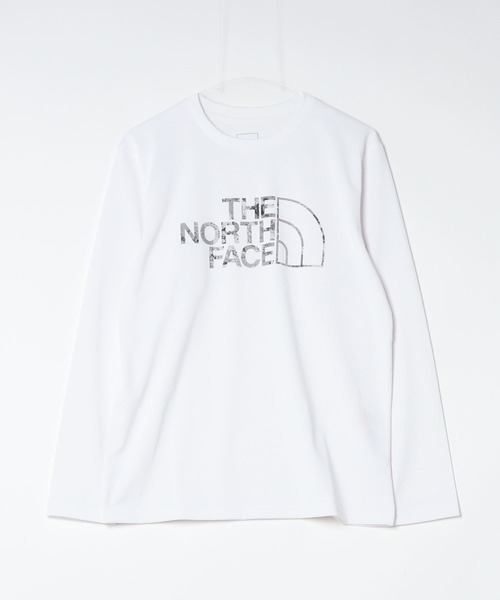 THE NORTH FACE(ザノースフェイス)の「THE NORTH FACE/ザ・ノース・フェイス L/S Big Logo Tee レギュラーシルエット ストレッチ UVカット NT32478(Tシャツ/カットソー・メンズ・ブラック/ダークカーキ/ホワイト・M/L/XL)」の12枚目の写真
